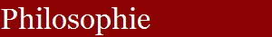 Philosophie